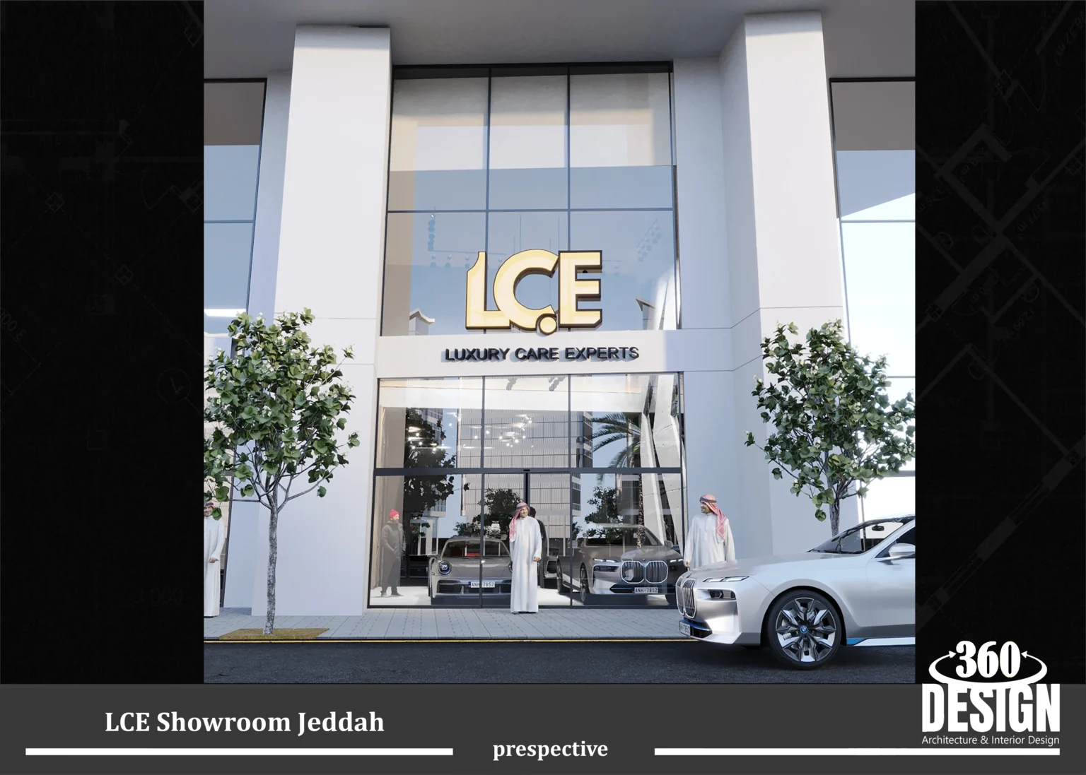 تصميم مركز خدمات سيارات جدة