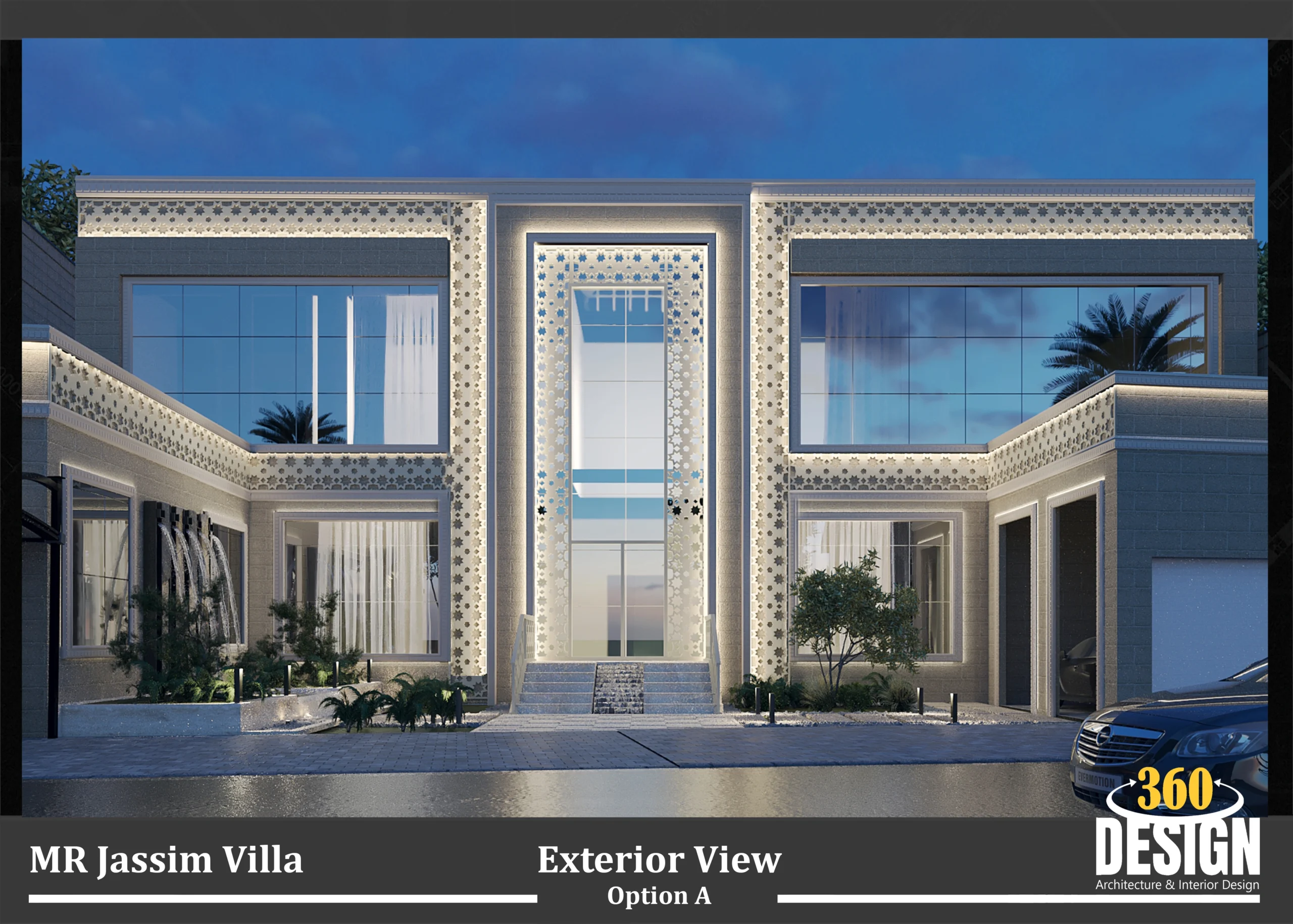 تصميم فيلا فاخرة في البحرين