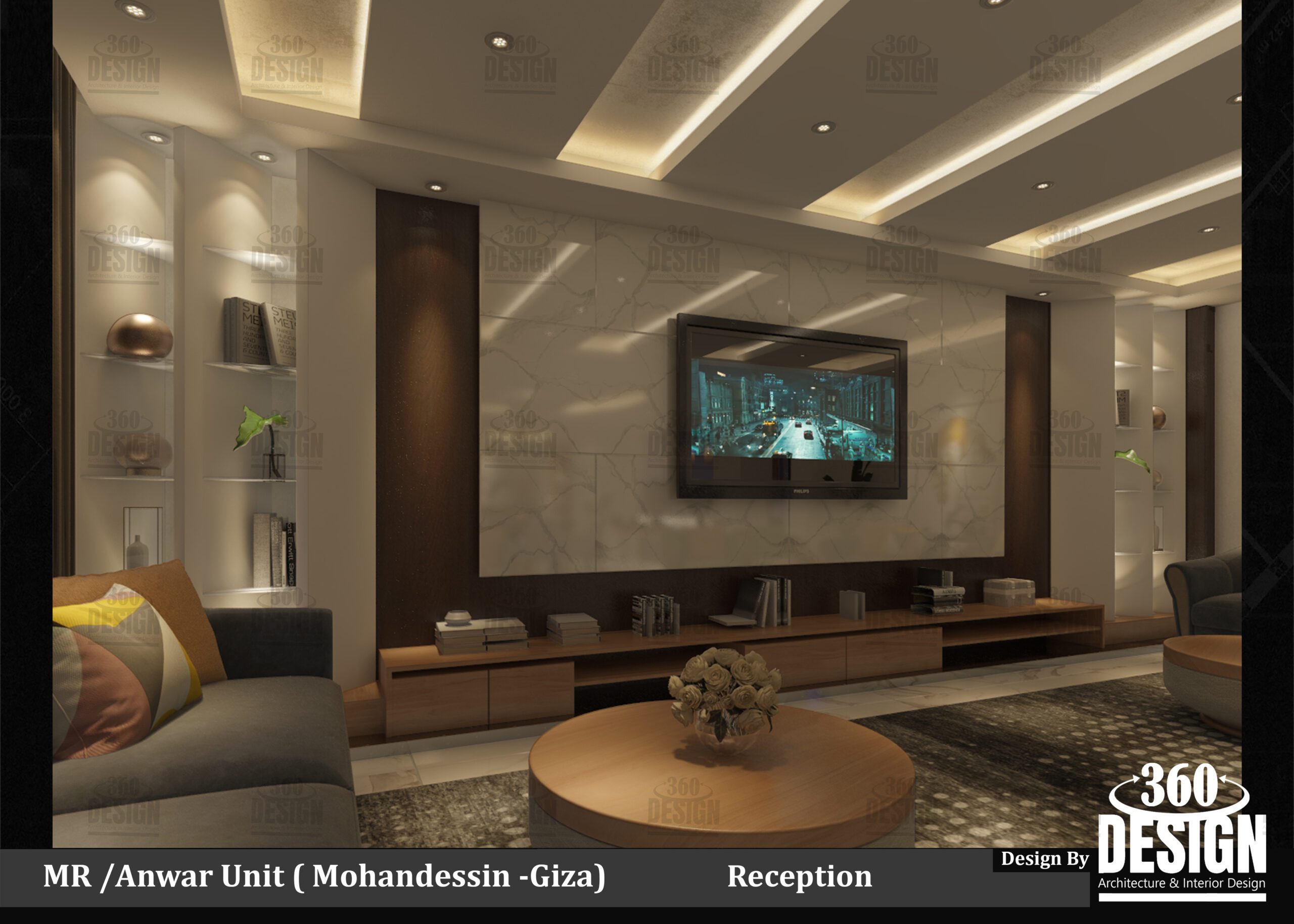 تصميم داخلى شقه سكنية مودرن السعودية