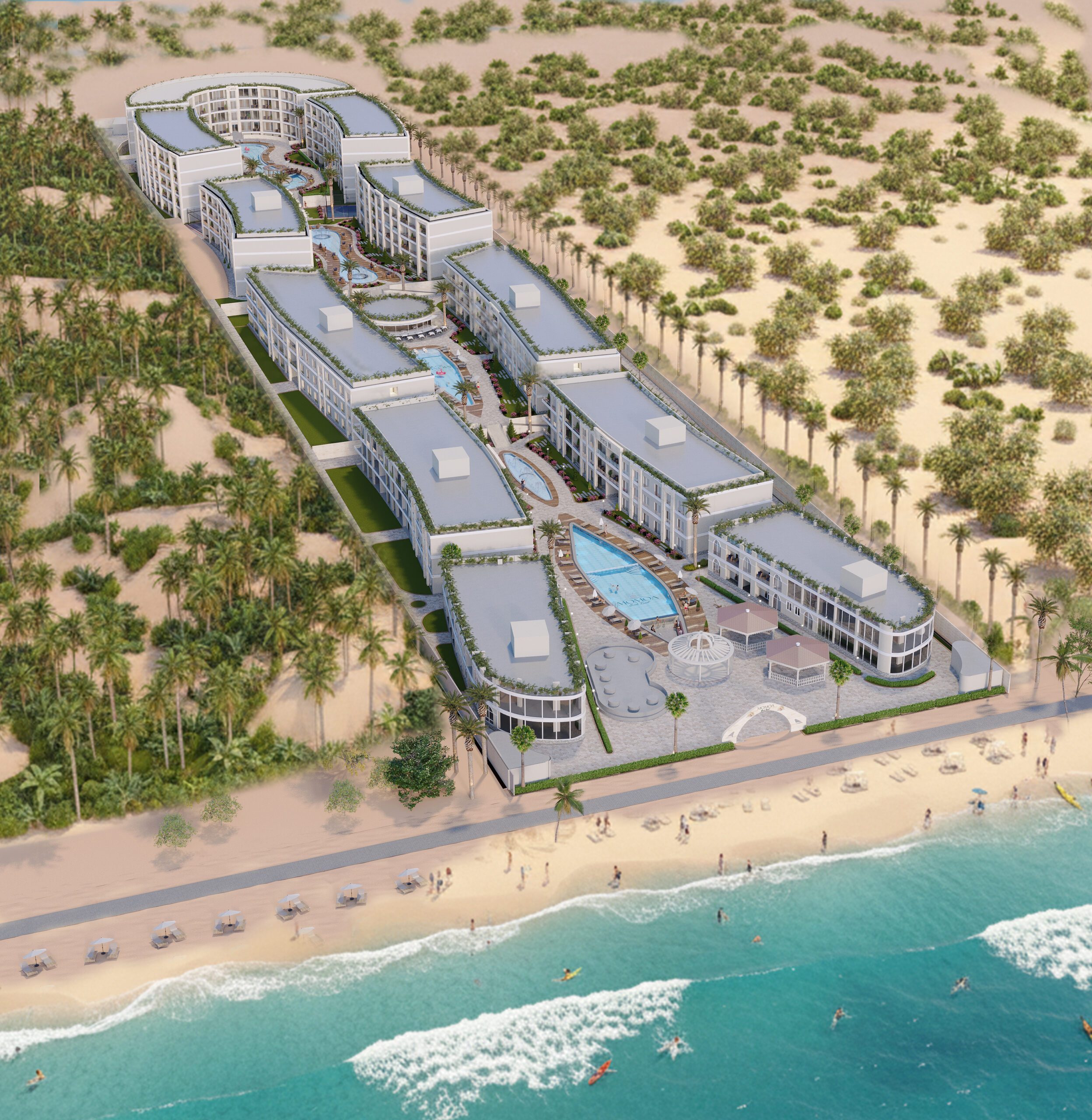 تصميم منتجع سياحى