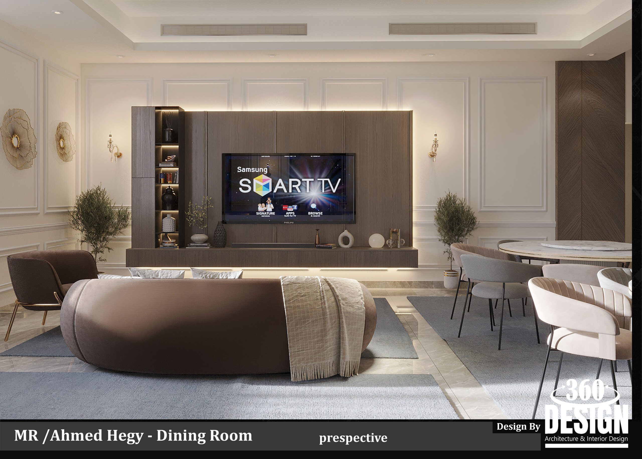 تصميم داخلى فيلا السعوديه