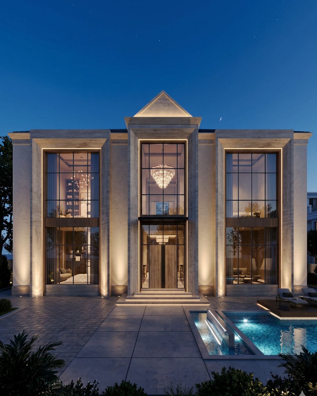 luxury villa design in bahrain